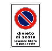 Immagine di CARTELLO ALL DIVIETO DI SOSTA